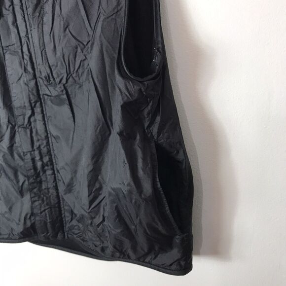 Eddie Bauer Sport Rain Jacket Mens Size Medium Raincoat Black Vest Windbreaker - Picture 6 of 9